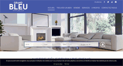 Desktop Screenshot of grand-bleu-immobilier.com